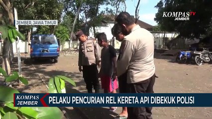 Curi Rel Kereta Api Milik Daop 9 Jember, 2 Pria Ini Diringkus Polisi
