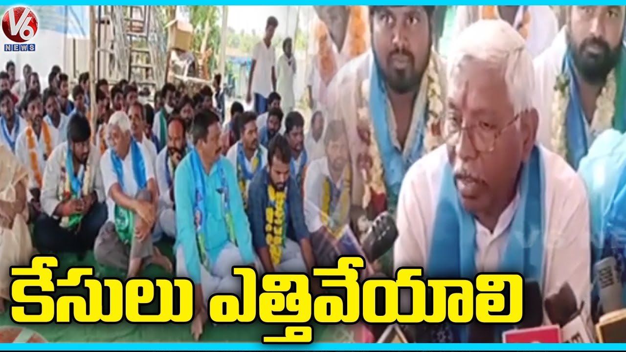 TJS Chief Prof Kodandaram Protest For Basara IIIT Problems _ Nirmal _ V6 News
