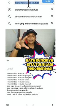 Pancing Rekomendasi YouTube Pakai Kata Kunci ⁉️ Video Direkomendasikan YouTube Youtuber Pemula ❓