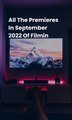 All the premieres in September 2022 of Filmin