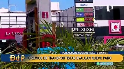 ¡Atención! Gremio de transportista evalúa nuevo paro