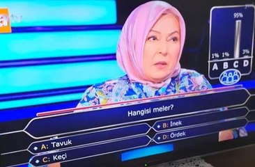 "Hangisi meler?" sorusunda joker hakkını kullanan yarışmacı, herkesi ters köşeye yatırdı