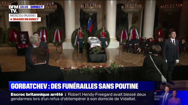 Russie: les funérailles de Mikhaïl Gorbatchev se déroulent ce samedi à Moscou, en l'absence de Vladimir Poutine