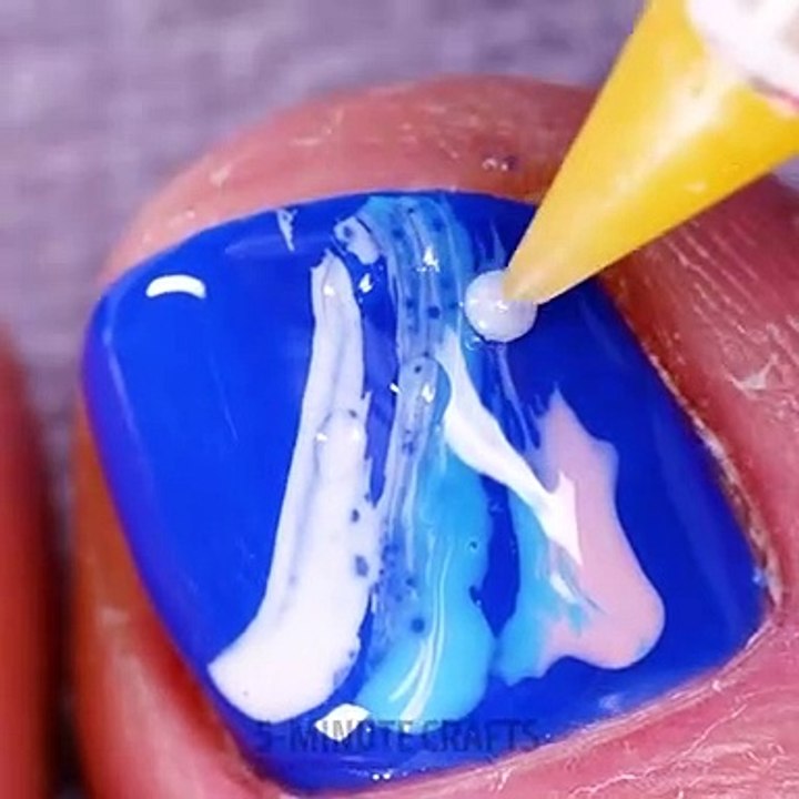 Foot transformation with a pedicure