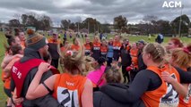 Bathurst Giants celebrate women's grand final win | September 3, 2022 | ACM