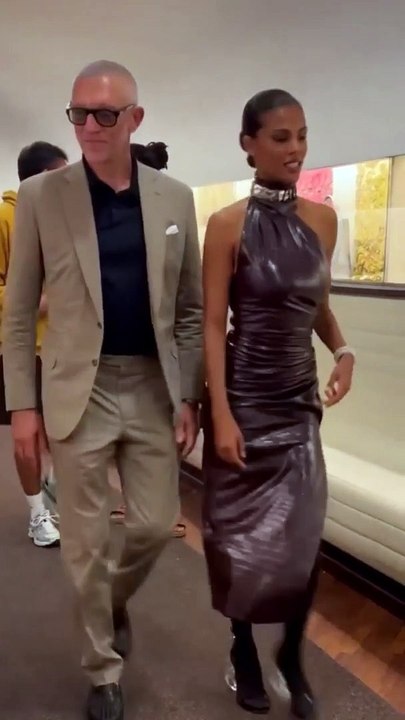 Tina Kunakey et Vincent Cassel à la 79ème Mostra de Venise le 2 septembre 2022.