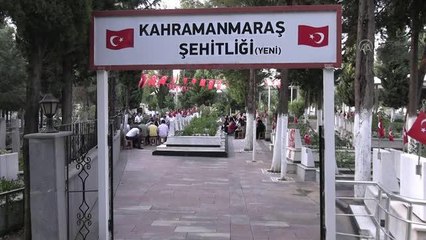 Son dakika gündem: KAHRAMANMARAŞ - Kur'an okumayı öğrenen şehit çocuğu, babasını şehadetinin 6'ncı yılında andı