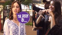Rashmika Mandanna, Ananya Panday का Paparazzi से Cute Interaction Viral, Watch Video *Entertainment