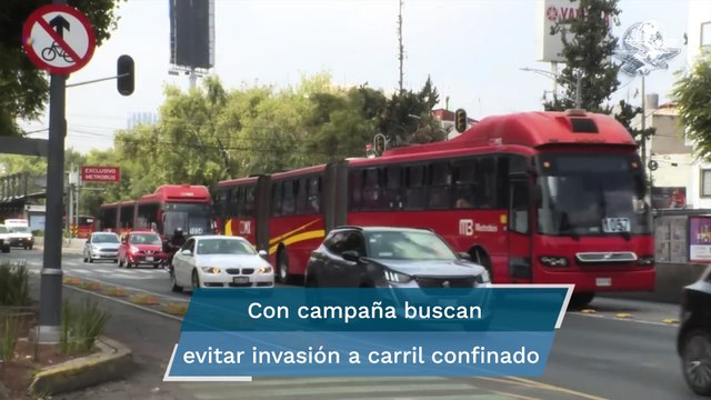 Evalúan plan para evitar invasión al carril del Metrobús