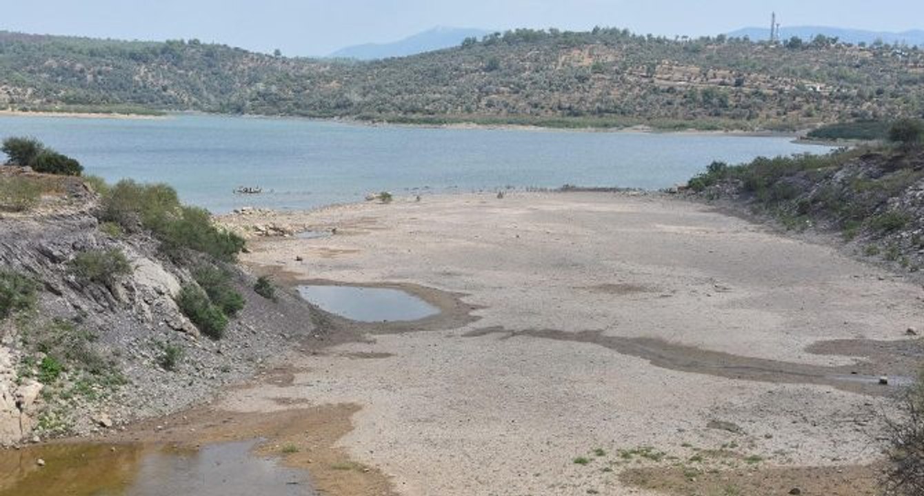 Bodrum’da barajların su seviyesi 5 ayda yarı yarıya azaldı