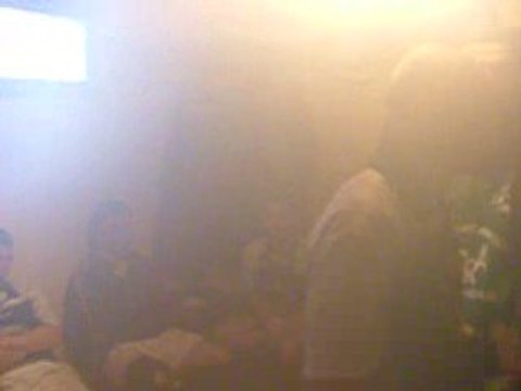 Les vestiaires à la mi-temps