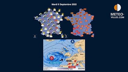 prévisions météo du samedi 3 septembre 2022