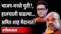 भाजप-मनसे युतीसाठी अमित शाहांची मध्यस्थी? Amit Shah on BJP-MNS Alliance | Maharashtra politics