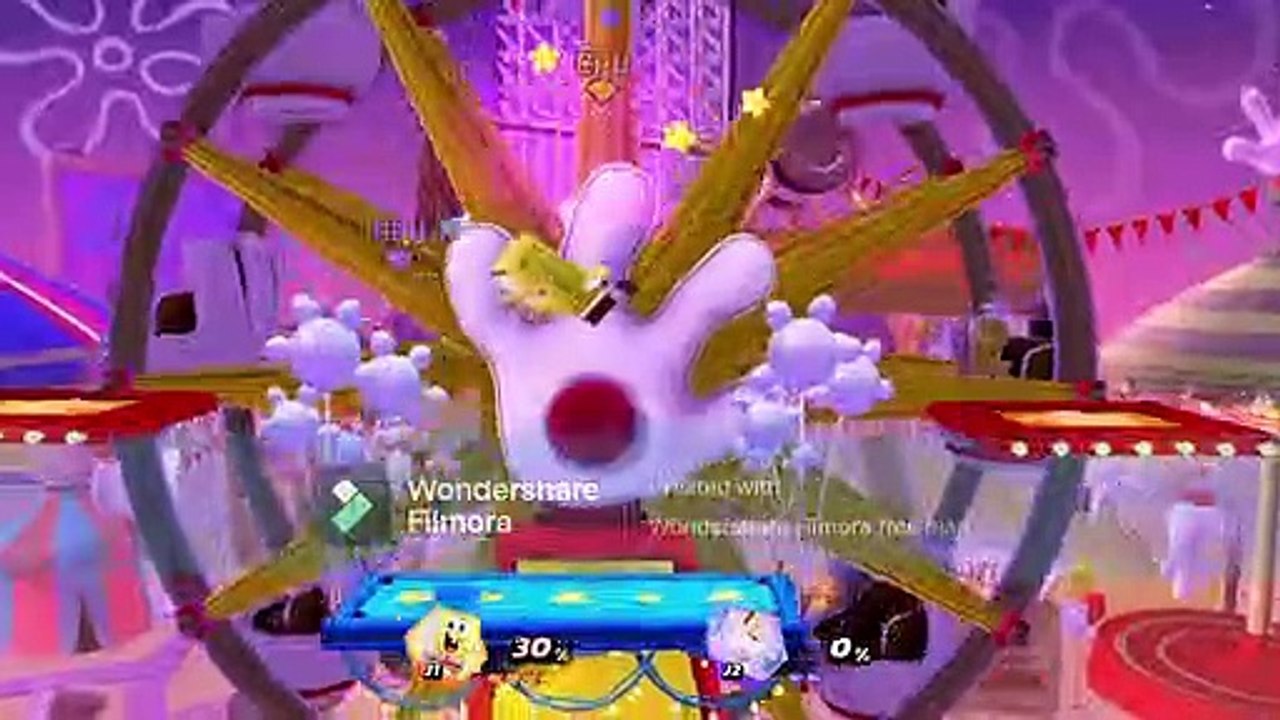 Nickelodeon All-Star Brawl Tournament: Fase de Grupos J4 #19: Bob Esponja VS Hombre Tostada En Polvo