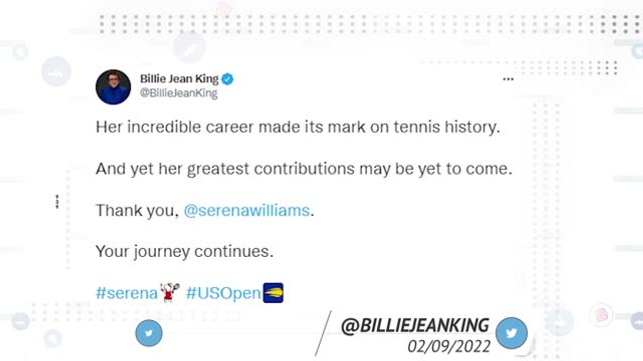 Socialeyesed - Serena Williams to retire from tennis​