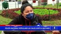 Ejecutivo anuncia que PNP patrullará las calles junto a militares