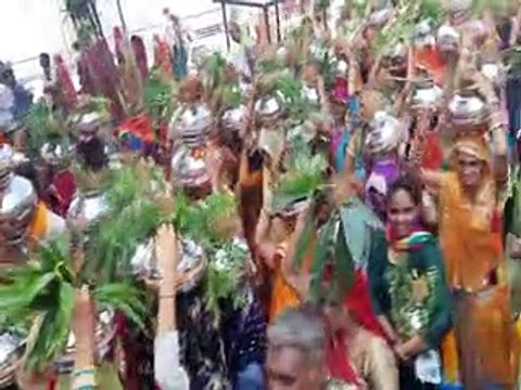 Kalash Yatra: दो दिवसीय देवनारायण जयंती महोत्सव के तहत निकाली कलश यात्रा-video