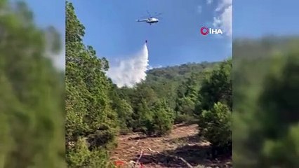 Isparta Senirkent’te çıkan orman yangını kontrol altına alındı