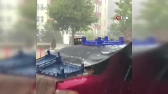 Kastamonu haber: Kastamonu'da dolu yağışı etkili oldu