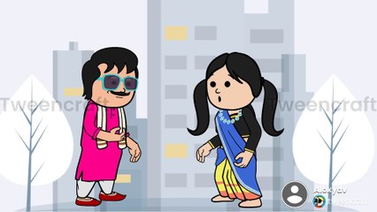 Bhola flirts with his Madam in Desi style | Cartoon videos