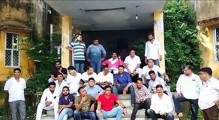 आबकारी अधिकारी कार्यालय में हंगामा