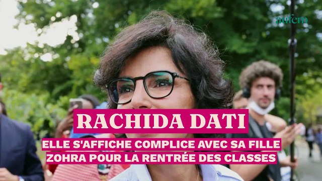 Rachida Dati s’affiche complice avec sa fille Zohra pour la rentrée des classes