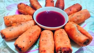 Potato roll/aloo roll/samosa roll