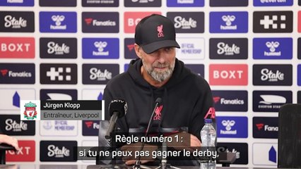 6e j. - Klopp : "Règle N.1 : Si tu ne peux pas gagner le derby..."