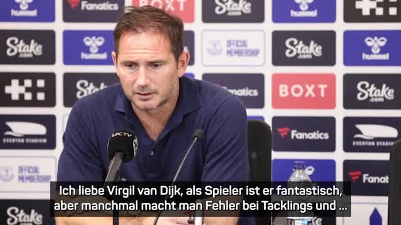 Nach derby: lampard fordert "rot" für van dijk