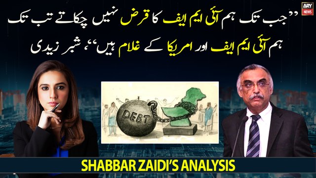 We are IMF and America's slaves until we pay off IMF's debts, Shabbar Zaidi