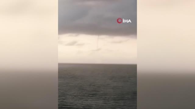 Düzce gündem haberi: Düzce'de hem denizde hem havada oluşan hortum korkuttu