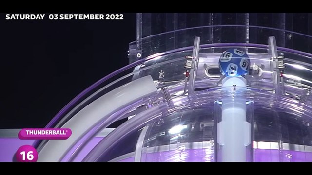 Thunderball 3 September 2022 The National Lottery draw results from Saturday