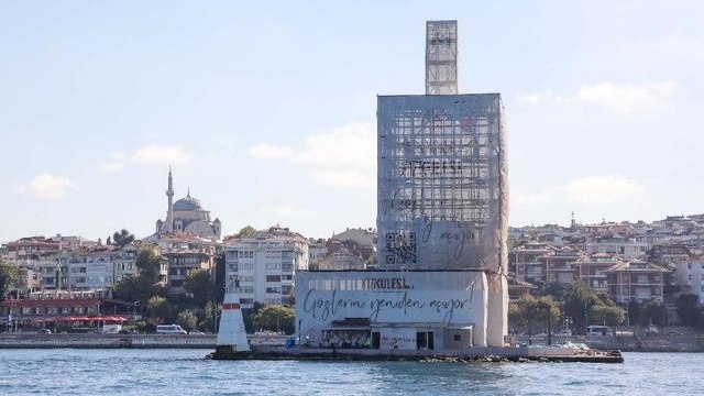 Kız Kulesi'nin son hali sosyal medyada gündem oldu