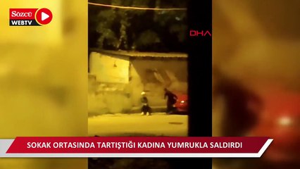 Скачать видео: Küçükçekmece'de sokak ortasında tartıştığı kadına yumrukla saldırdı