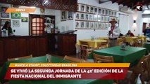 Se vivió la segunda jornada de la 42° edición de la Fiesta Nacional del Inmigrante