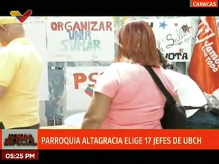 Télécharger la video: En la parroquia Altagracia de Caracas serán elegidos 17 jefes y jefas de UBCH