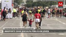 Indeporte exige disculpa pública del joven que adultero bebidas del Maratón de la CdMx 2022