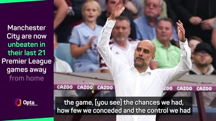 City lacking usual precision in Villa draw - Guardiola