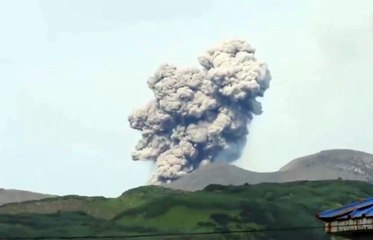 Volcano Erupts in Russia