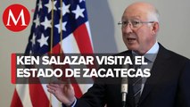 Debe invertirse en seguridad para crear prosperidad, afirma Ken Salazar en Zacatecas