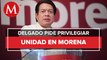 Delgado se reúne con líderes de Morena en Edomex previo a elección de dirigencia estatal