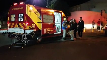 Palio e BMW se envolvem em forte batida no Centro