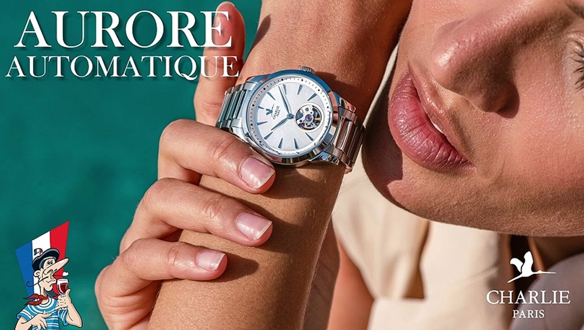 Aurora Dynamic and feminine watch by Charlie Paris