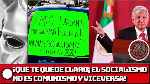 ¡Que te quede claro; el socialismo no es comunismo y viceversa!