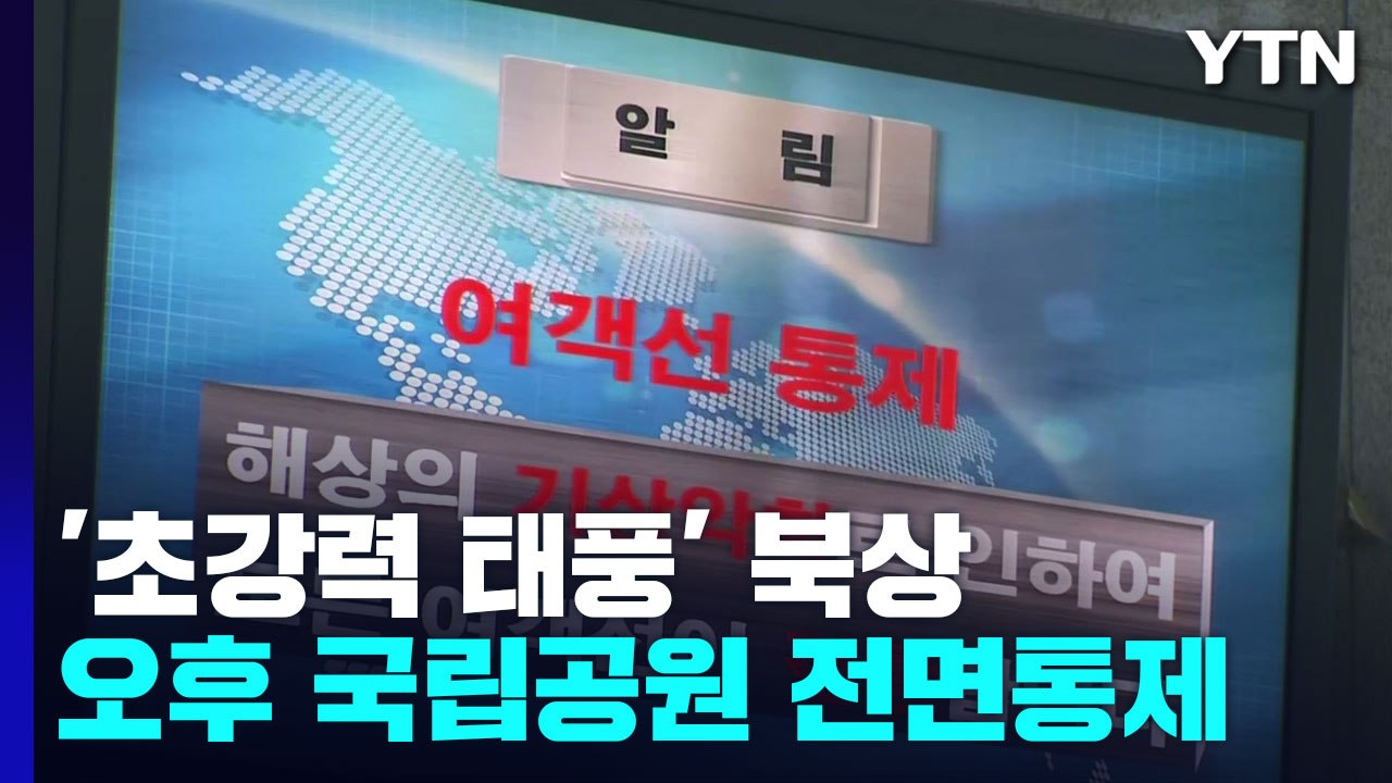 제주 여객선 모두 결항...오후부터 국립공원 전면 통제 / YTN