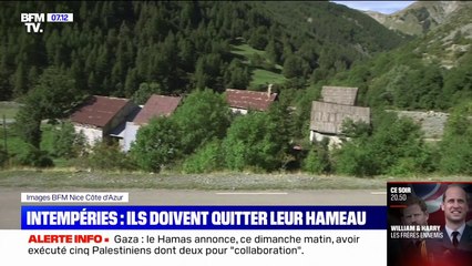 Download Video: Alpes-Maritimes: les habitants du hameau du Pra appelés à évacuer définitivement, devant les risques de crues et d'éboulement