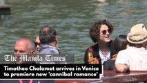 Timothee Chalamet arrives in Venice to premiere new 'cannibal romance'