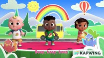 The Wheels on the Bus Dance | CoComelon Nursery Rhymes & Kids Songs - Dance Party