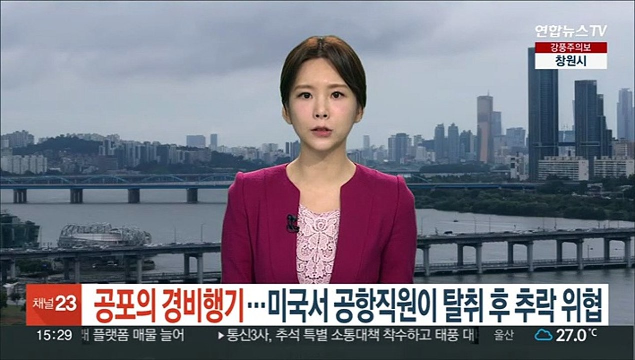 '공포의 경비행기'…미국서 공항직워이 탈취 후 추락 위협