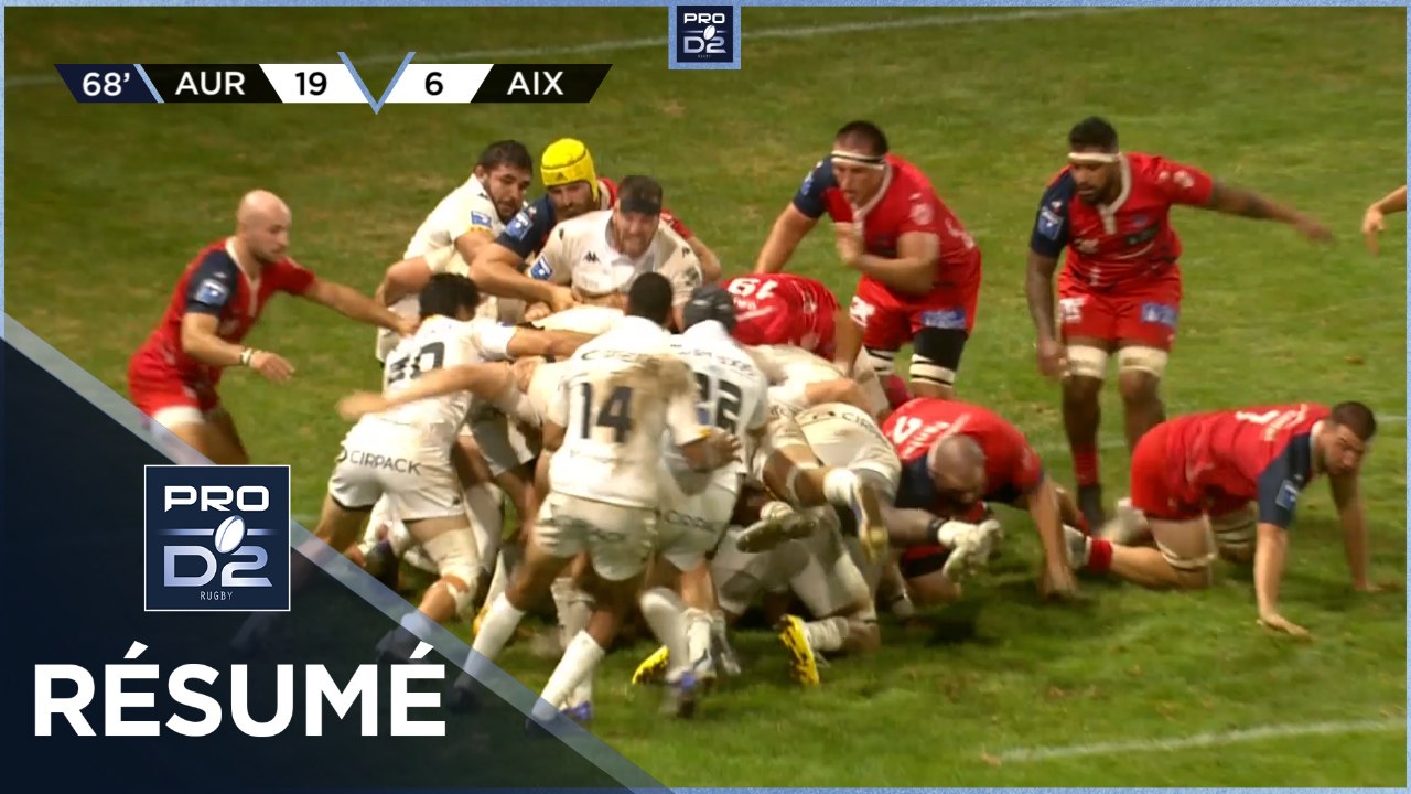 PRO D2 - Résumé Stade Aurillacois-Provence Rugby: 22-13 - J02 - Saison 2022/2023